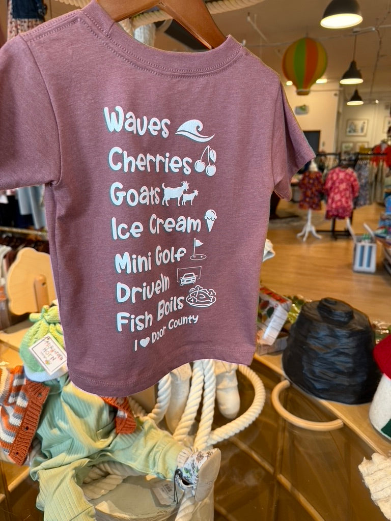 I Love Door County Toddler Tees