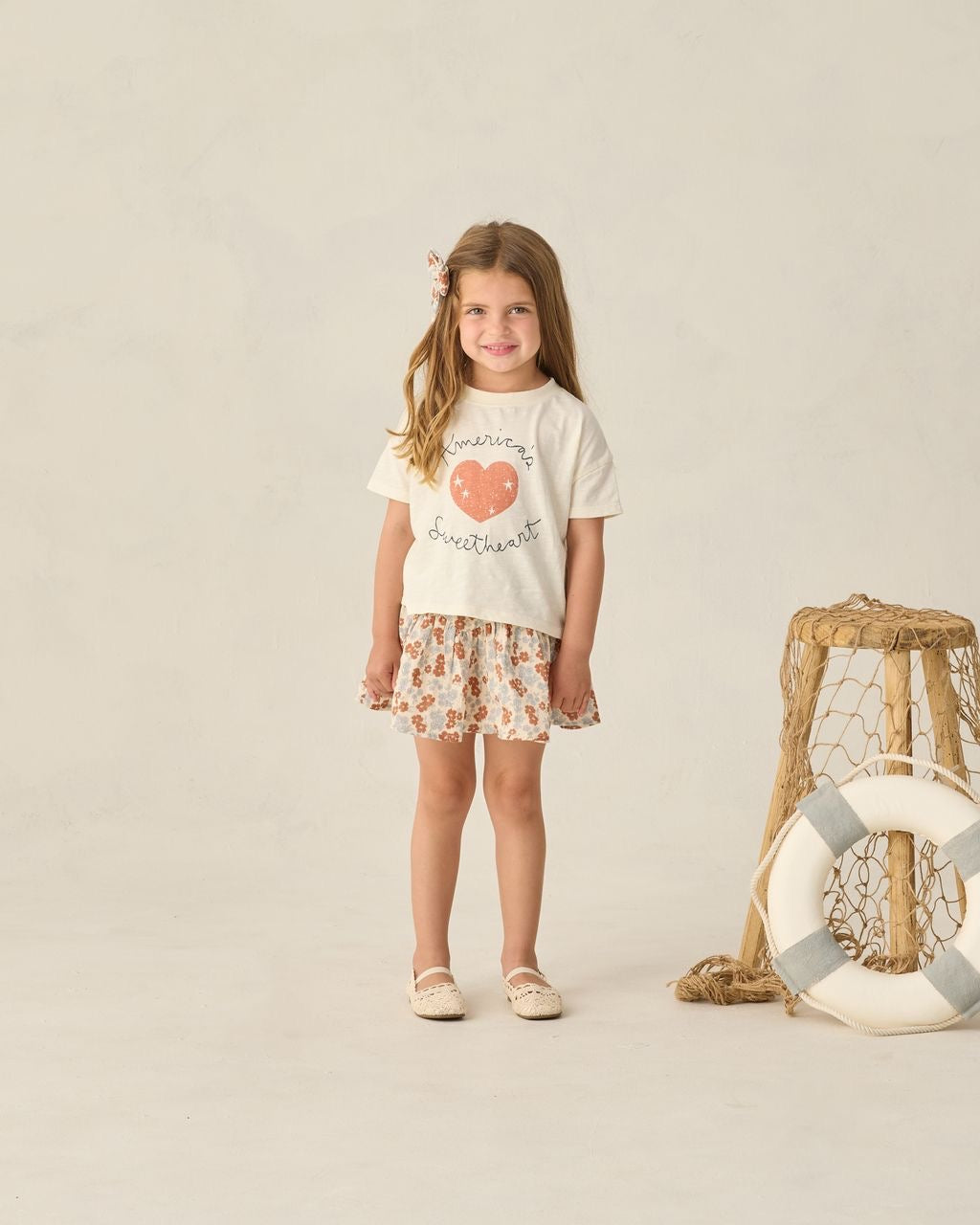 Americana Floral Sparrow Skirt