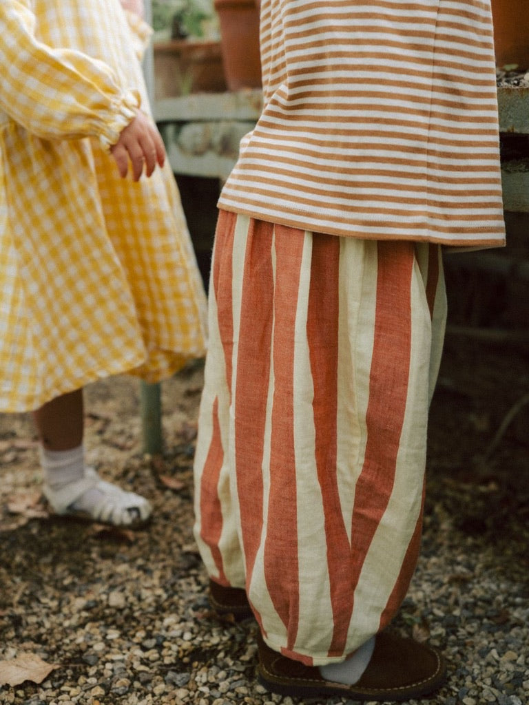 Tomato Stripes Resort Pants