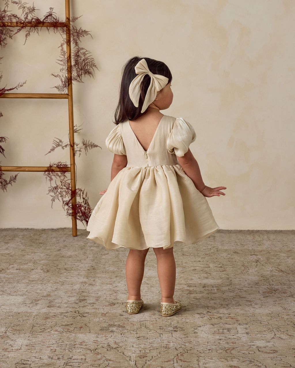 Sophia Dress in Ecru