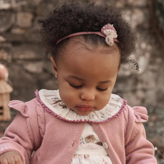 Pearl Mushroom Headband Set