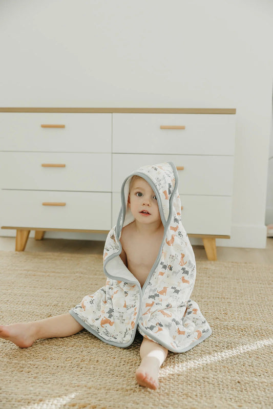 Rufus Knit Hooded Towel