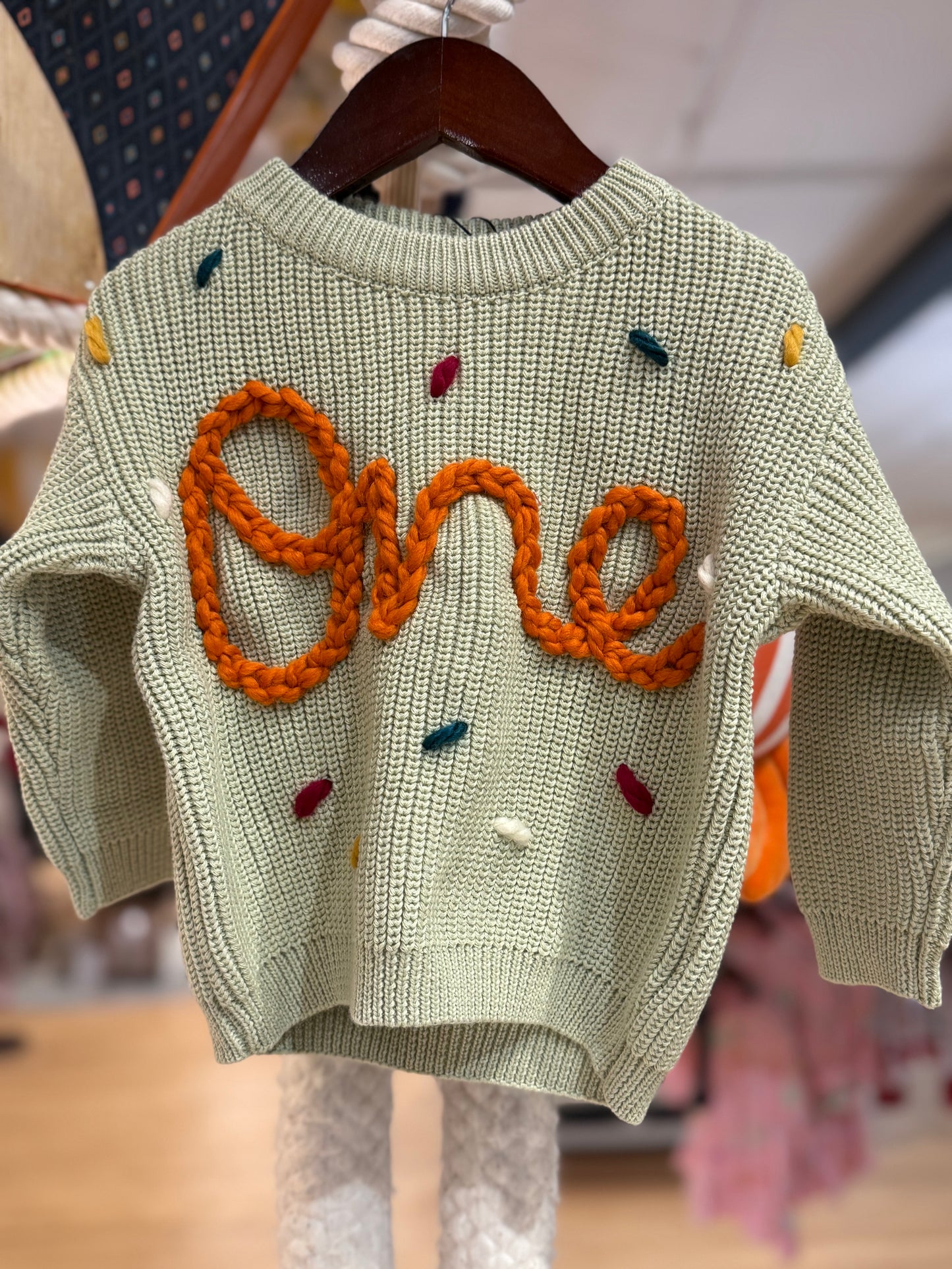 "ONE" Birthday Sweater