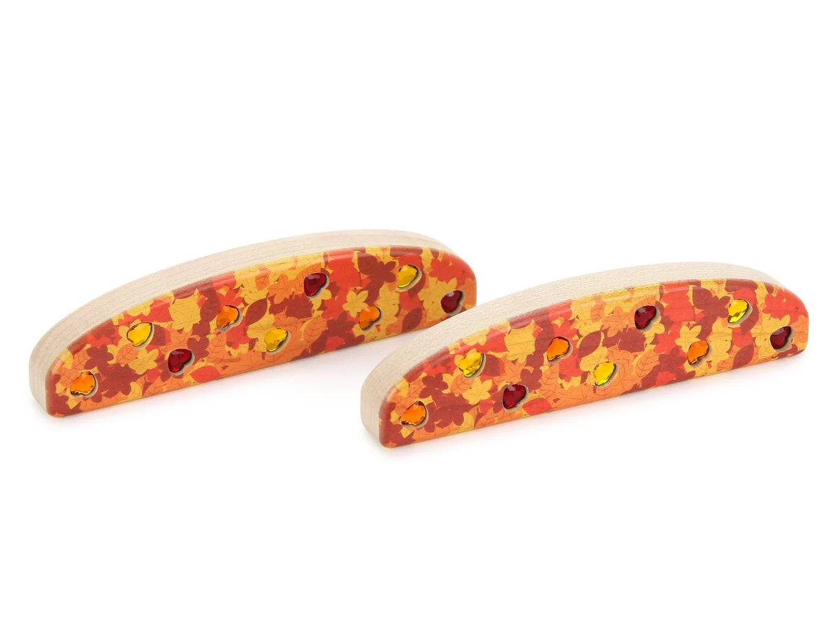 LIMITED!  Autumn Leaf Pile 2Pc Gem Set