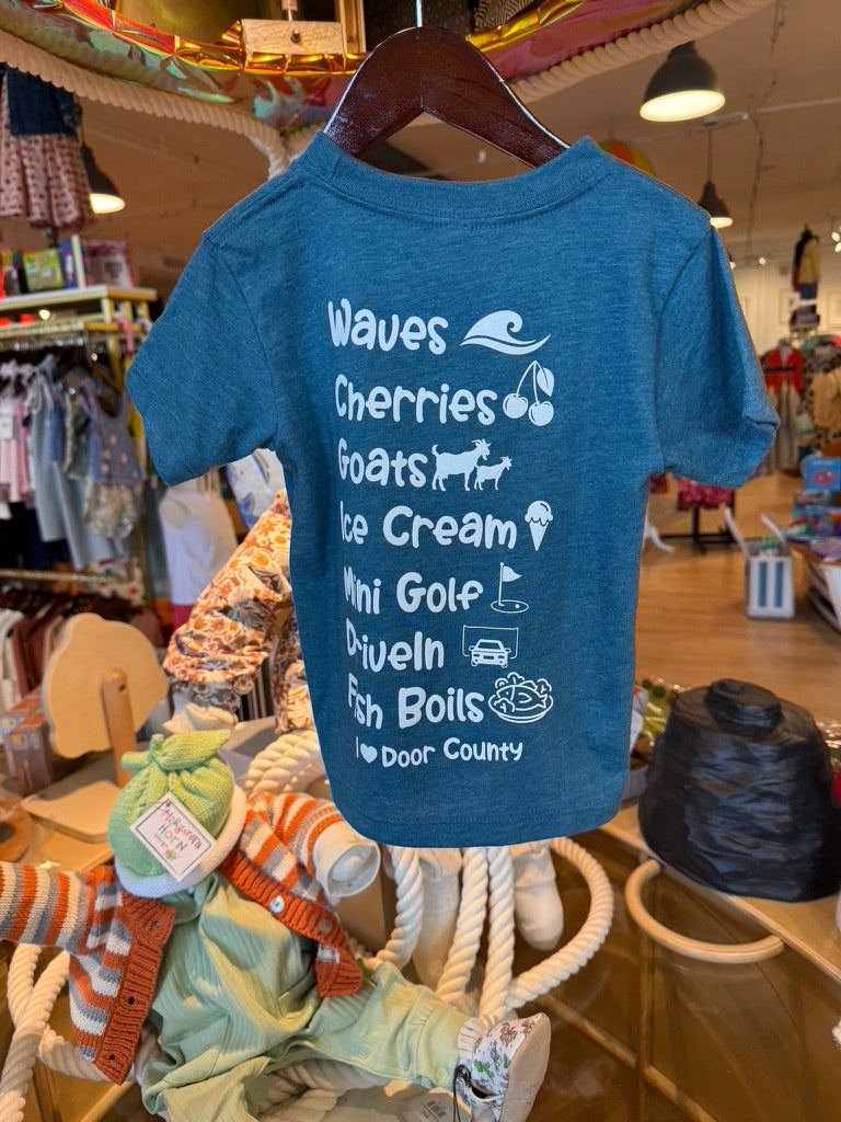 I Love Door County Toddler Tees