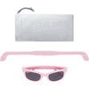 Pink Polarized Sunglasses With Gray Lenses
