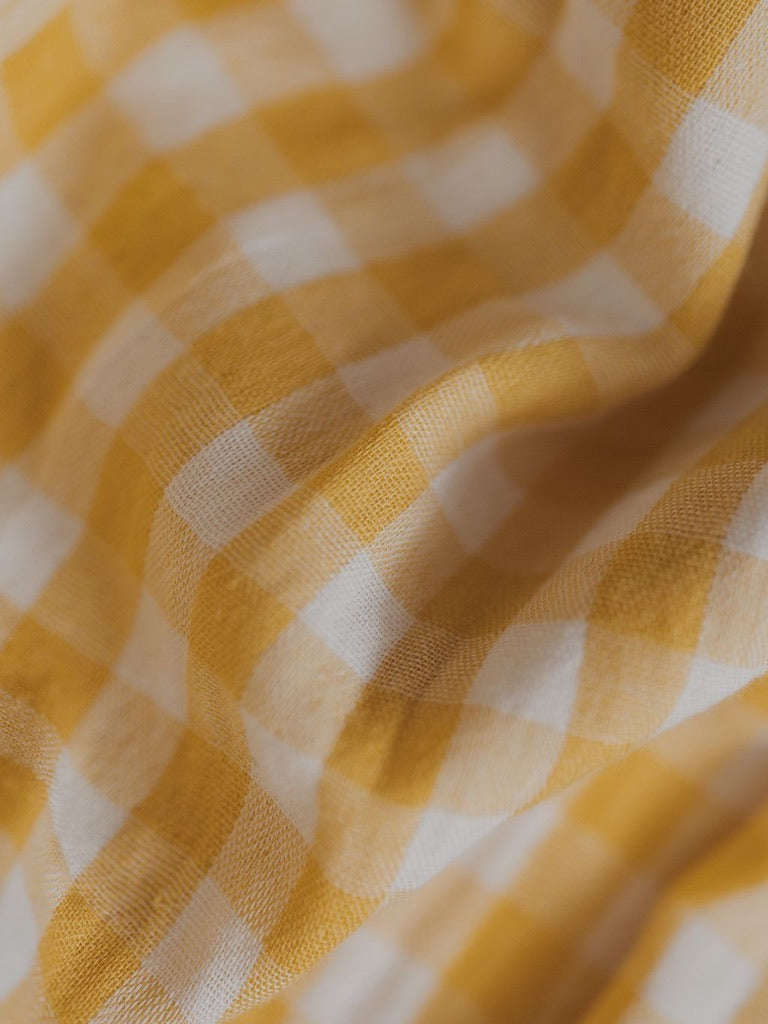 Honeycomb Gingham Frill Shorts