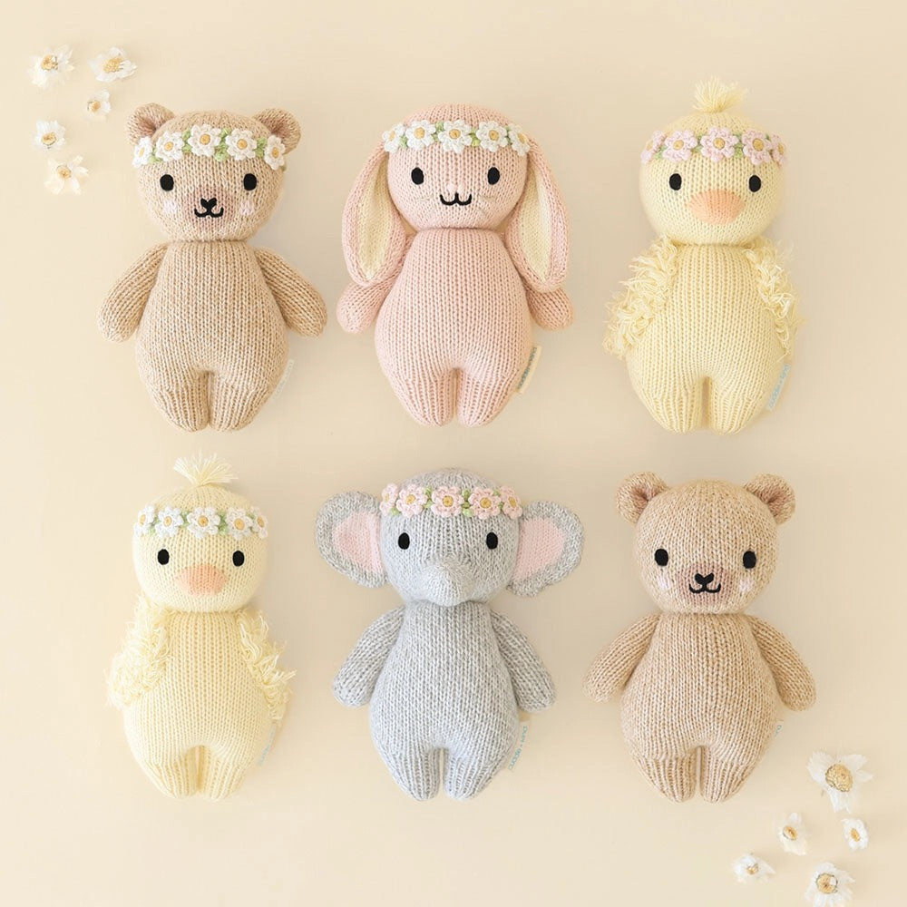 Baby Honey Bear (Ivory Floral)