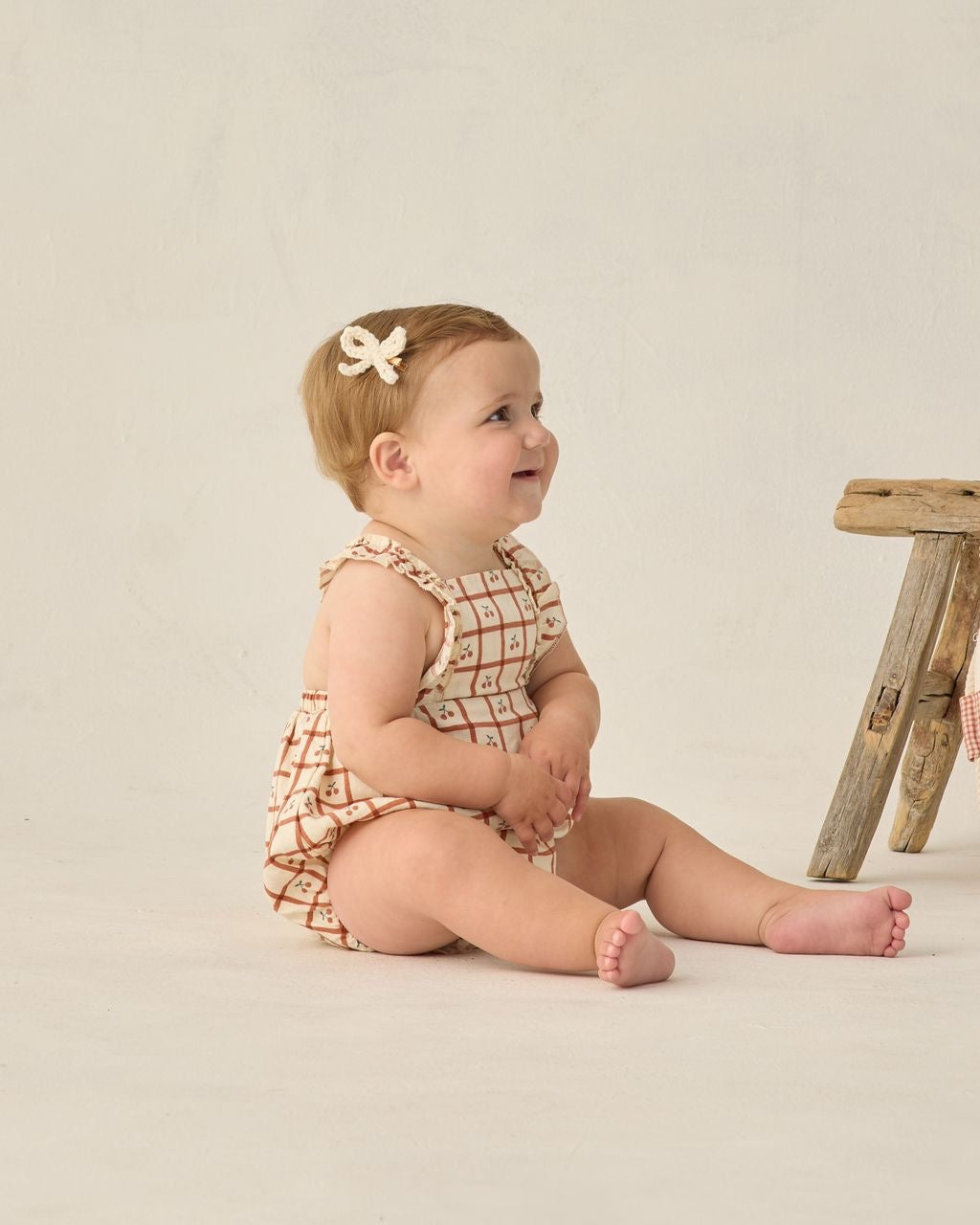 Cherry Check Chiara Romper