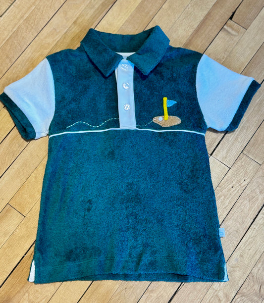 Fairway Lawn Green Terry Polo