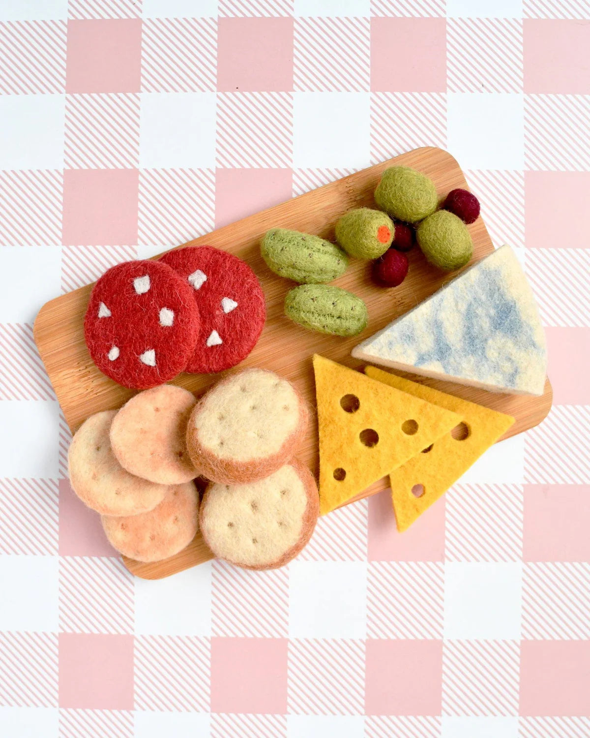 Felt Charcuterie Cheese Platter