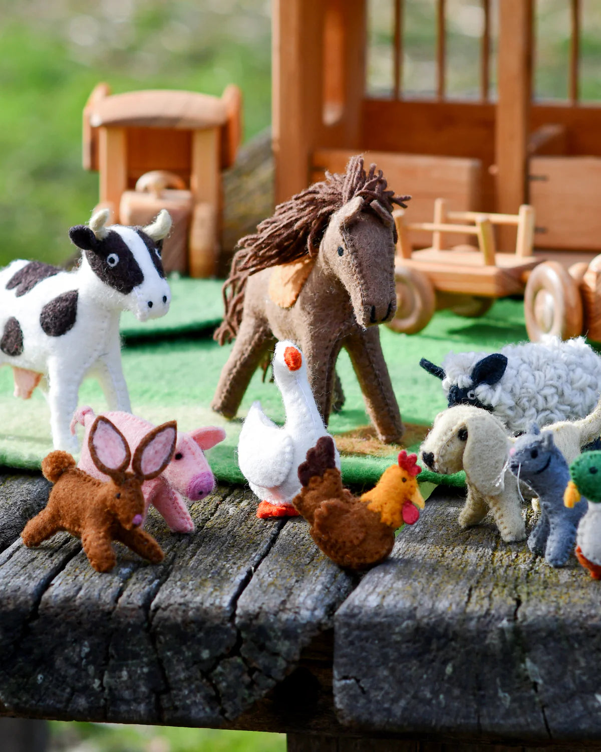 Felt Farm Animal Set