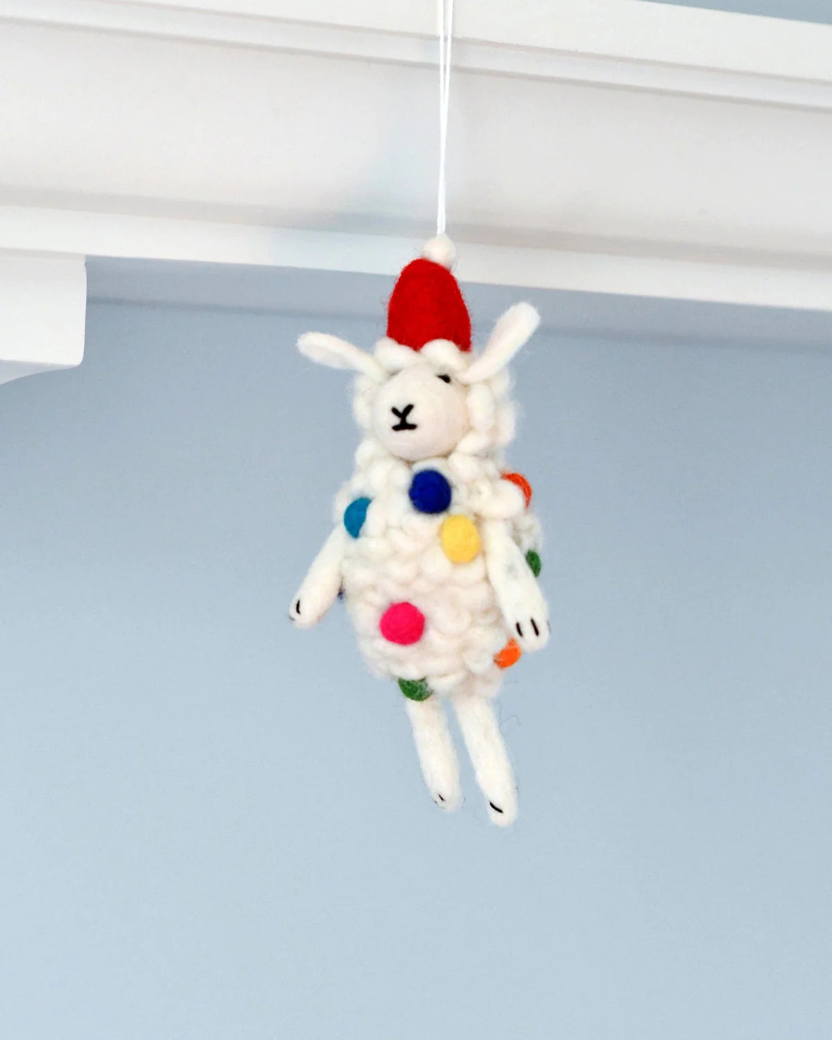 Felt Christmas Sheep Lamb Ornament