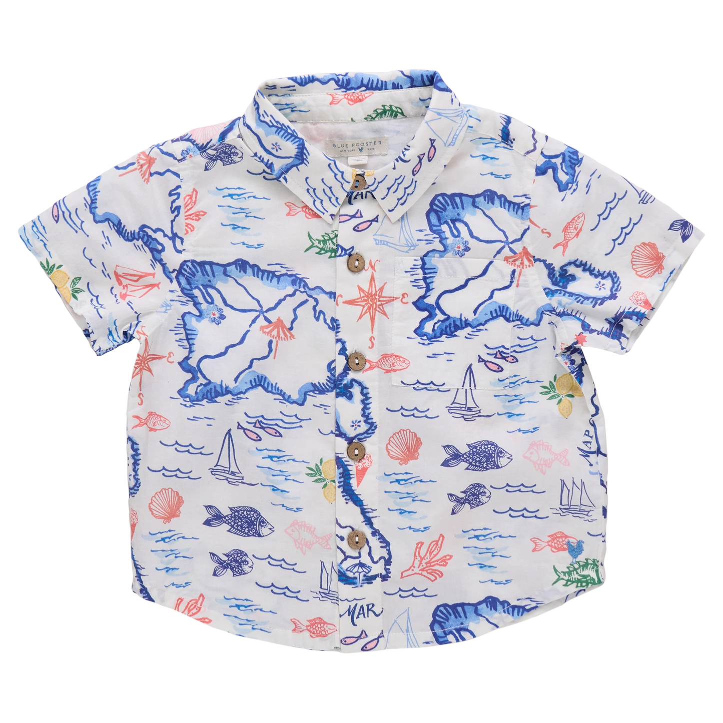 Boys Island Map Shirt