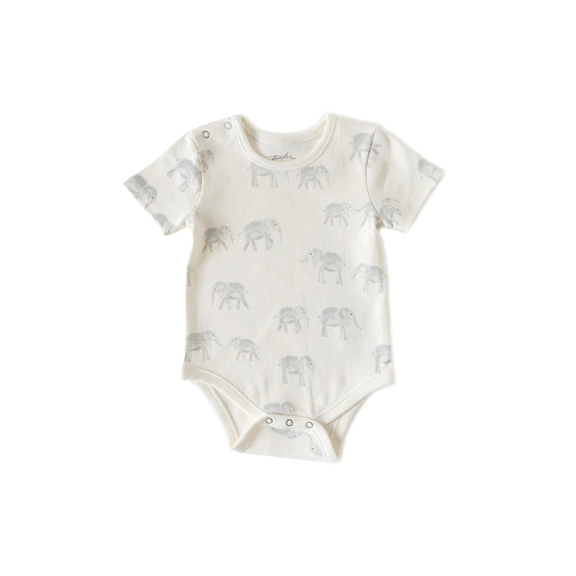 Follow-Me Elephant Shoulder Snap One-Piece