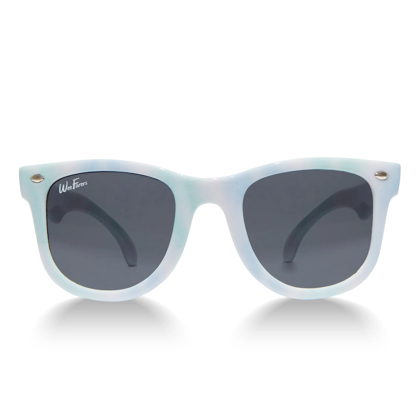 Tie Dye Blue-Green Polarized Sunglasses