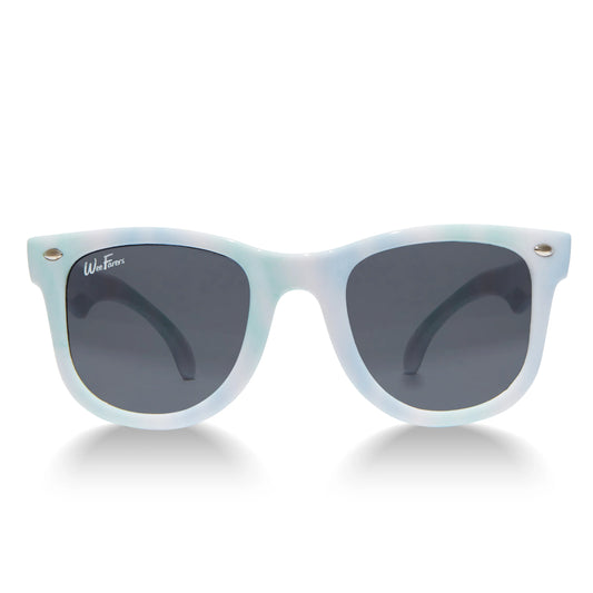 Tie Dye Blue-Green Polarized Sunglasses