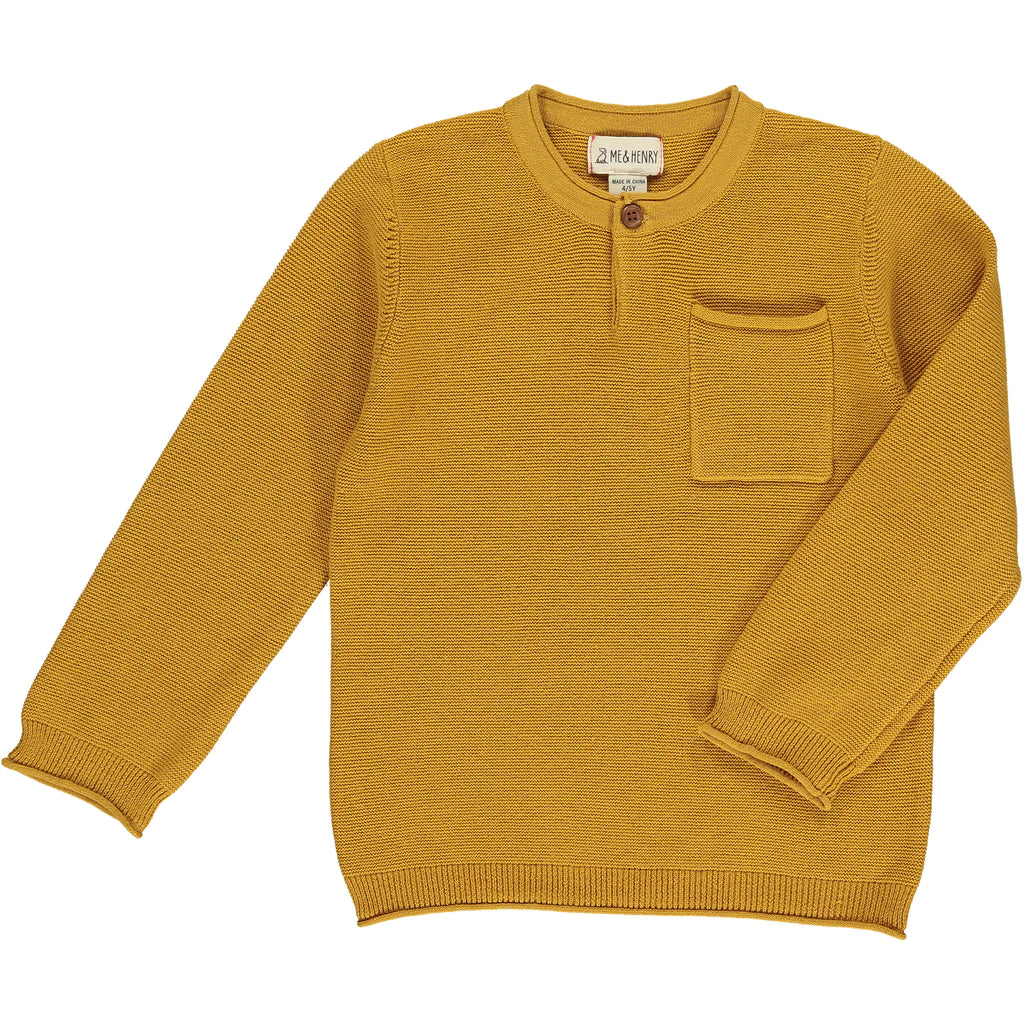 Gold Front Pocket Sweater