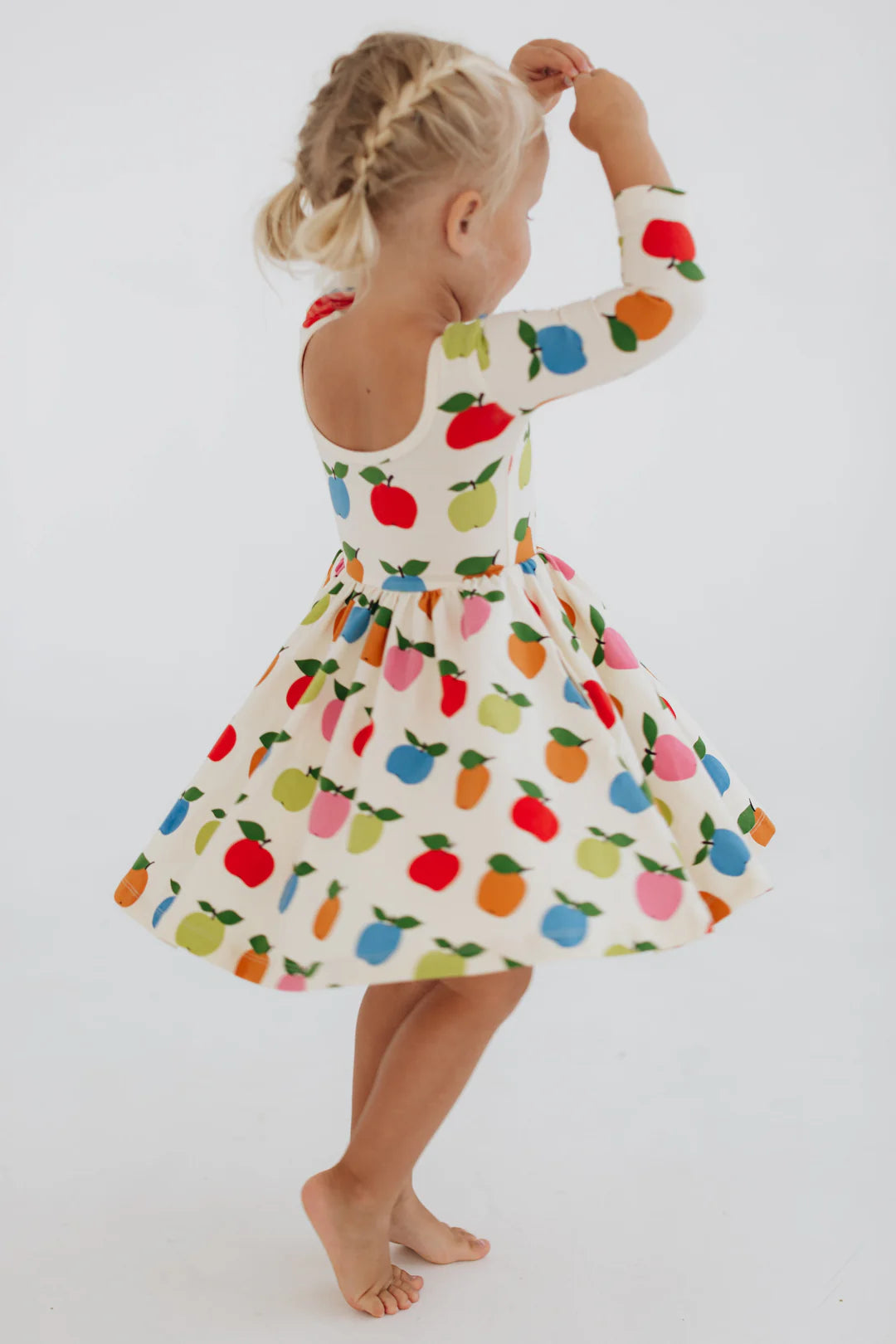 Twirl Dress in Apples
