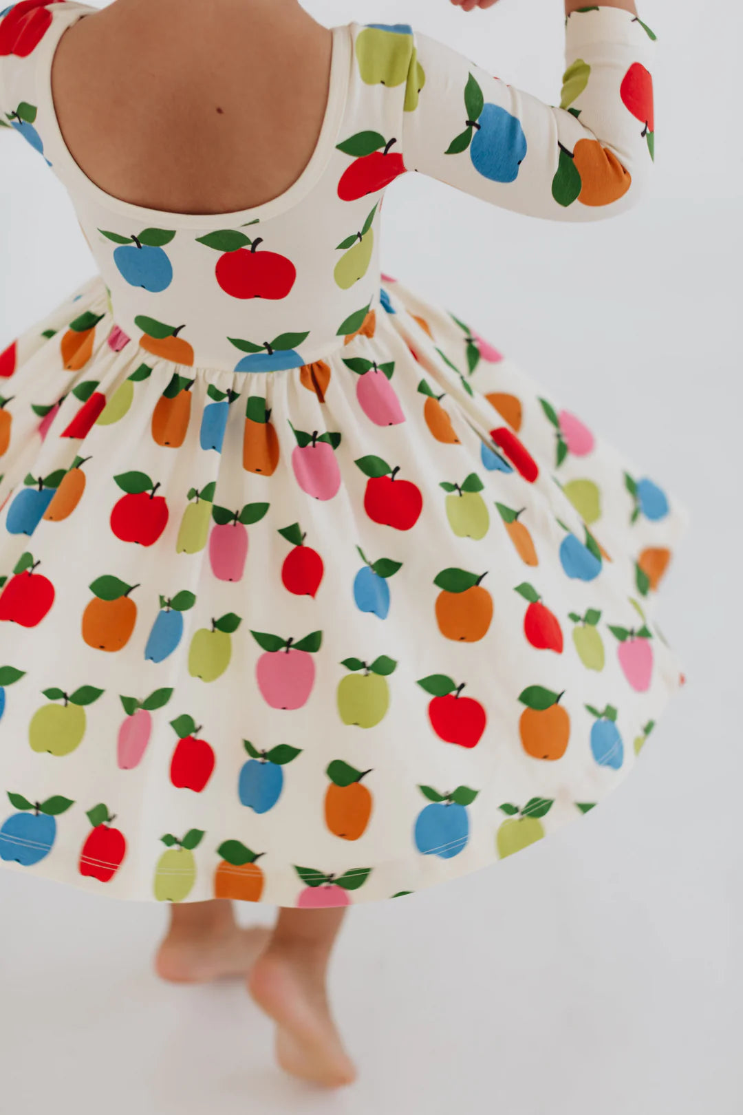 Twirl Dress in Apples