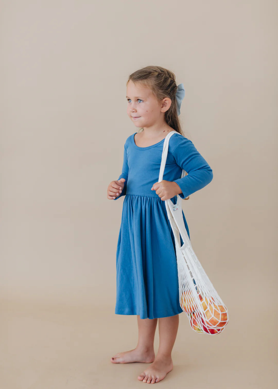 Twirl Dress in Sea Blue