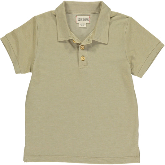 Shipping Beige Pique Polo