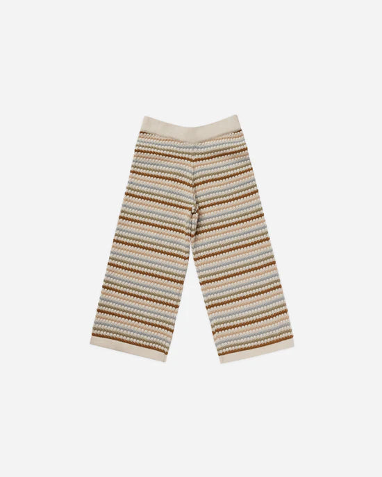 Honeycomb Knit Wide Pant