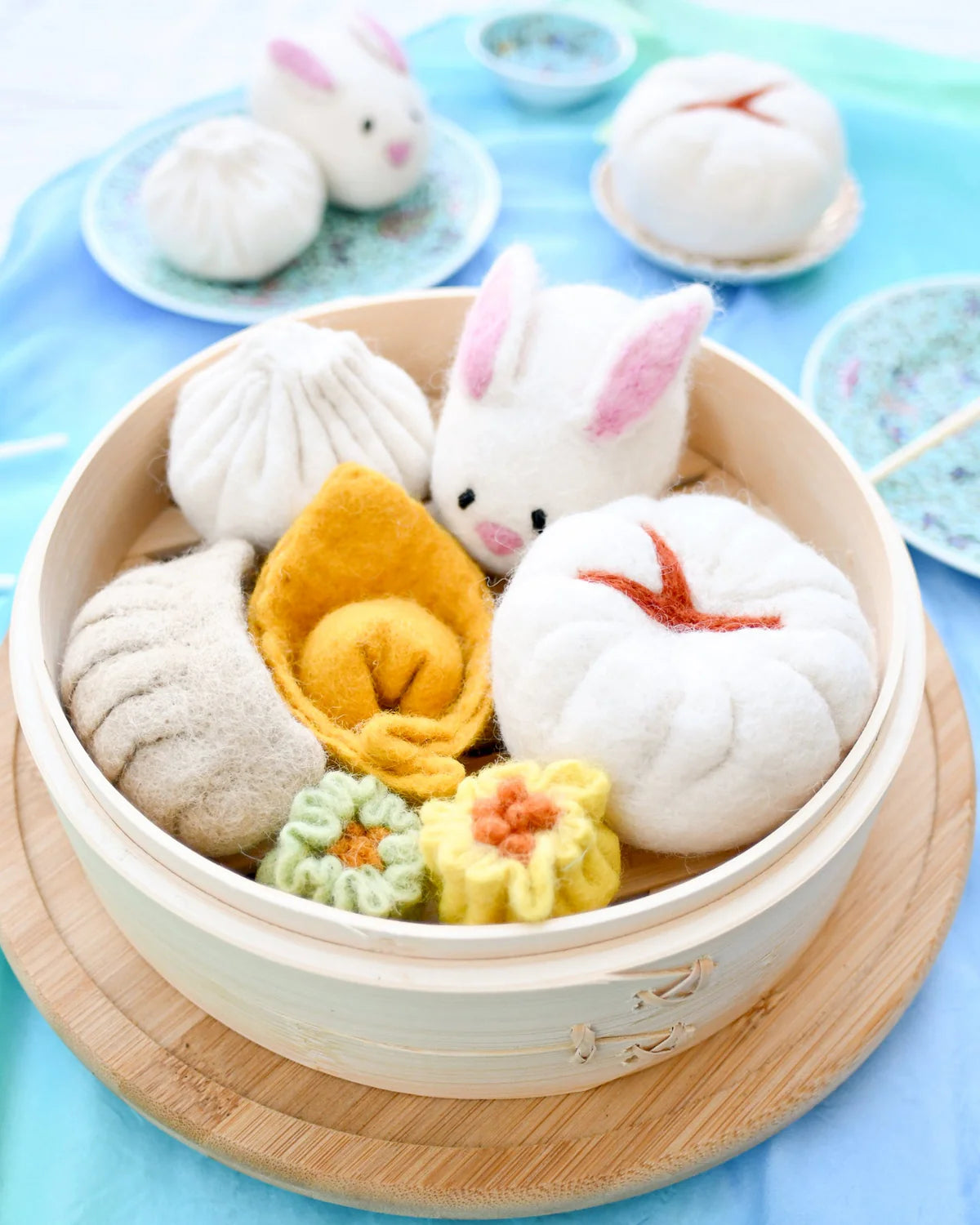 Felt Dim Sum Play Food Set