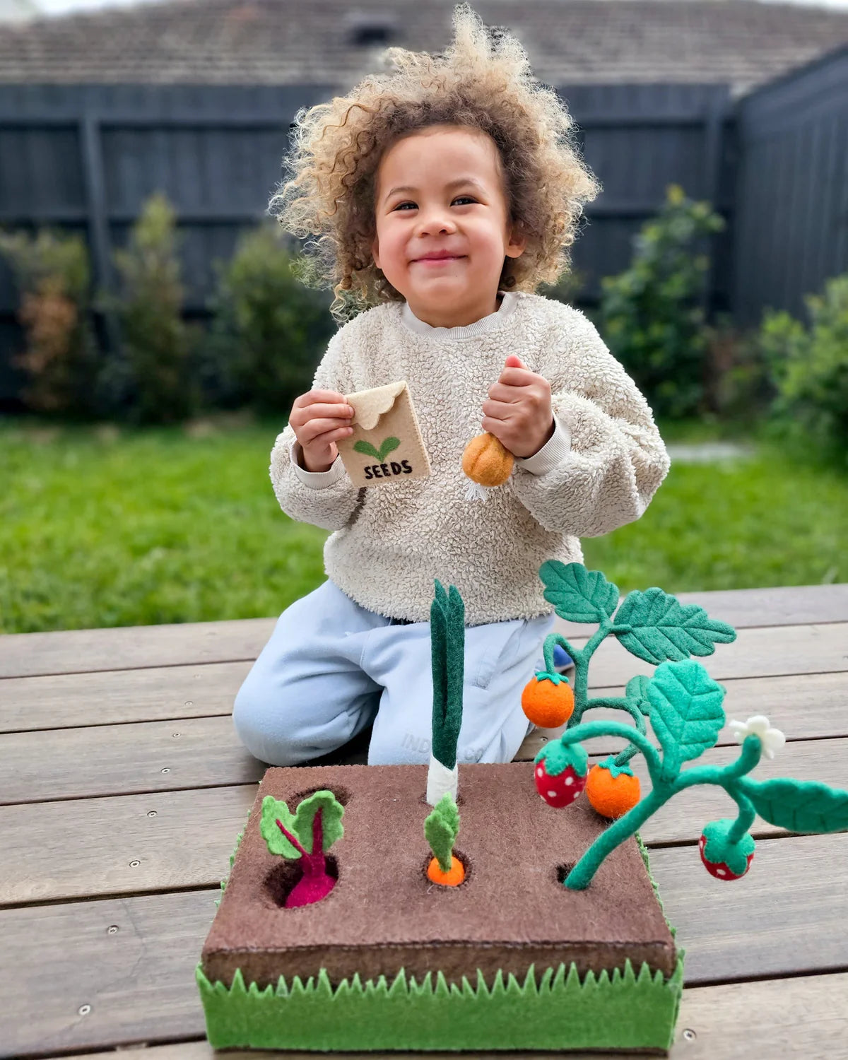 Felt Garden Planter Box