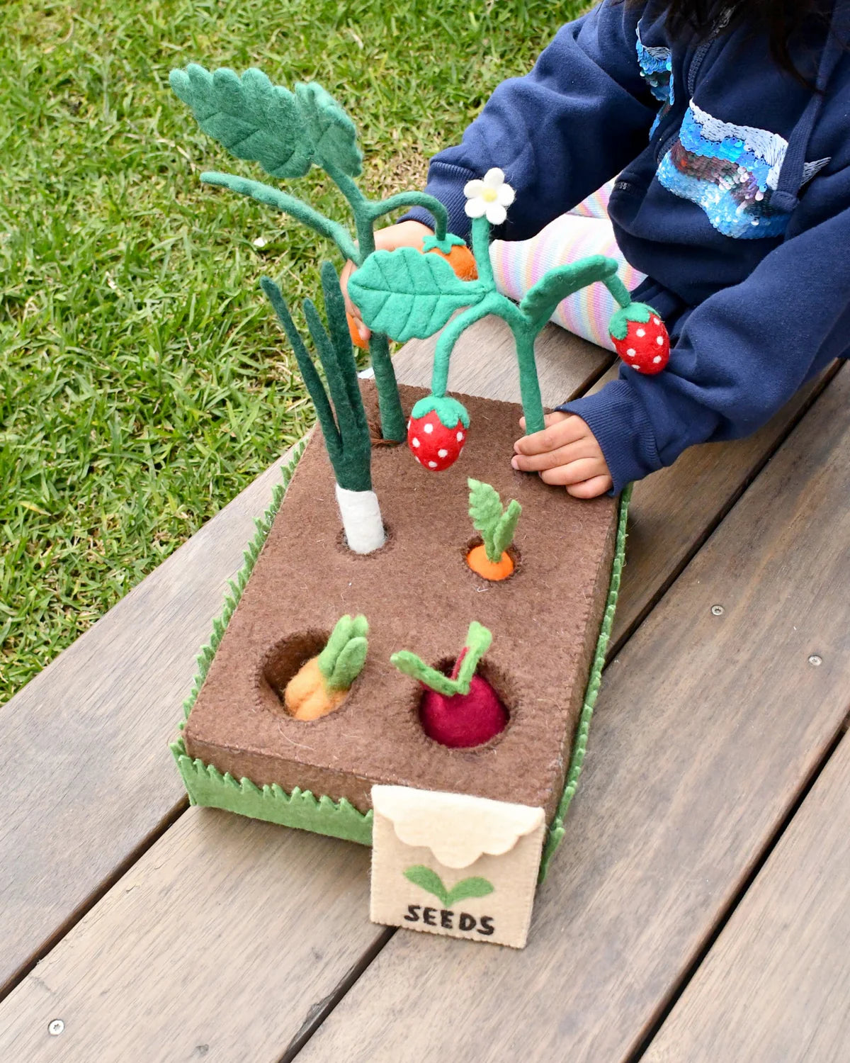 Felt Garden Planter Box