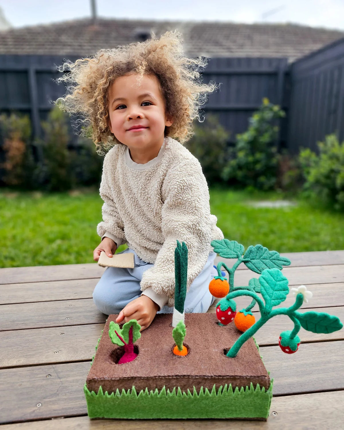 Felt Garden Planter Box