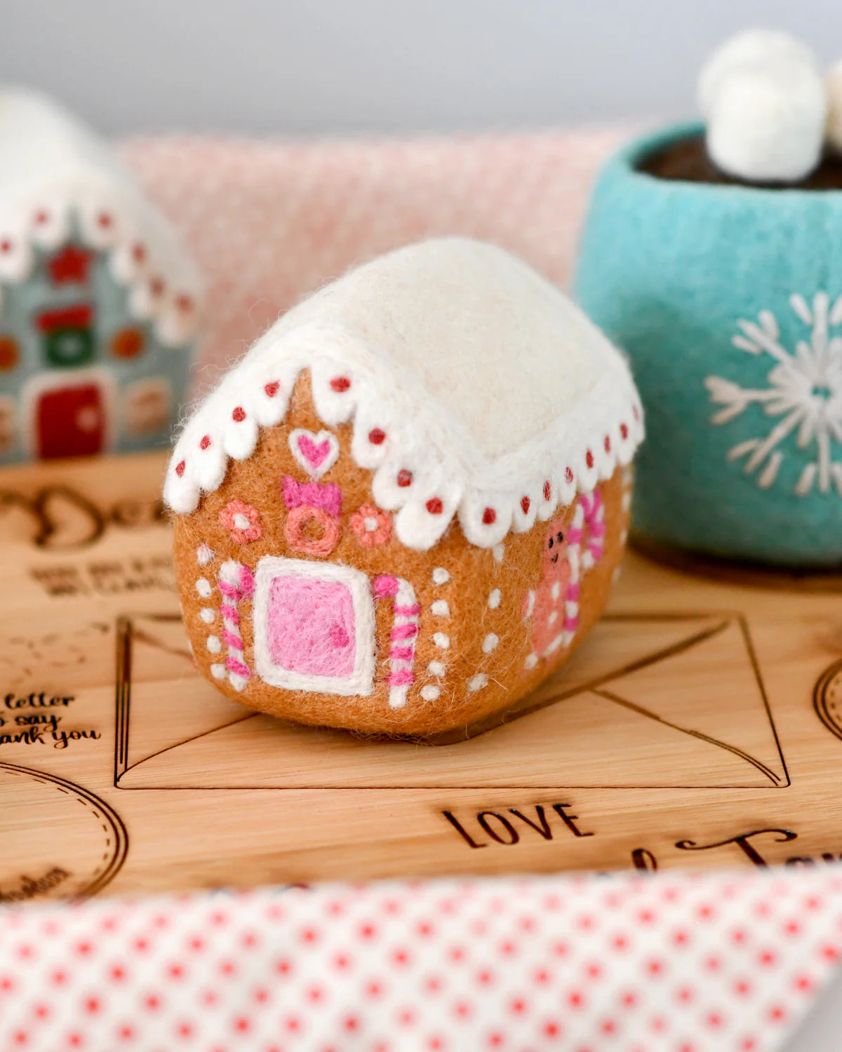 Felt Gingerbread House