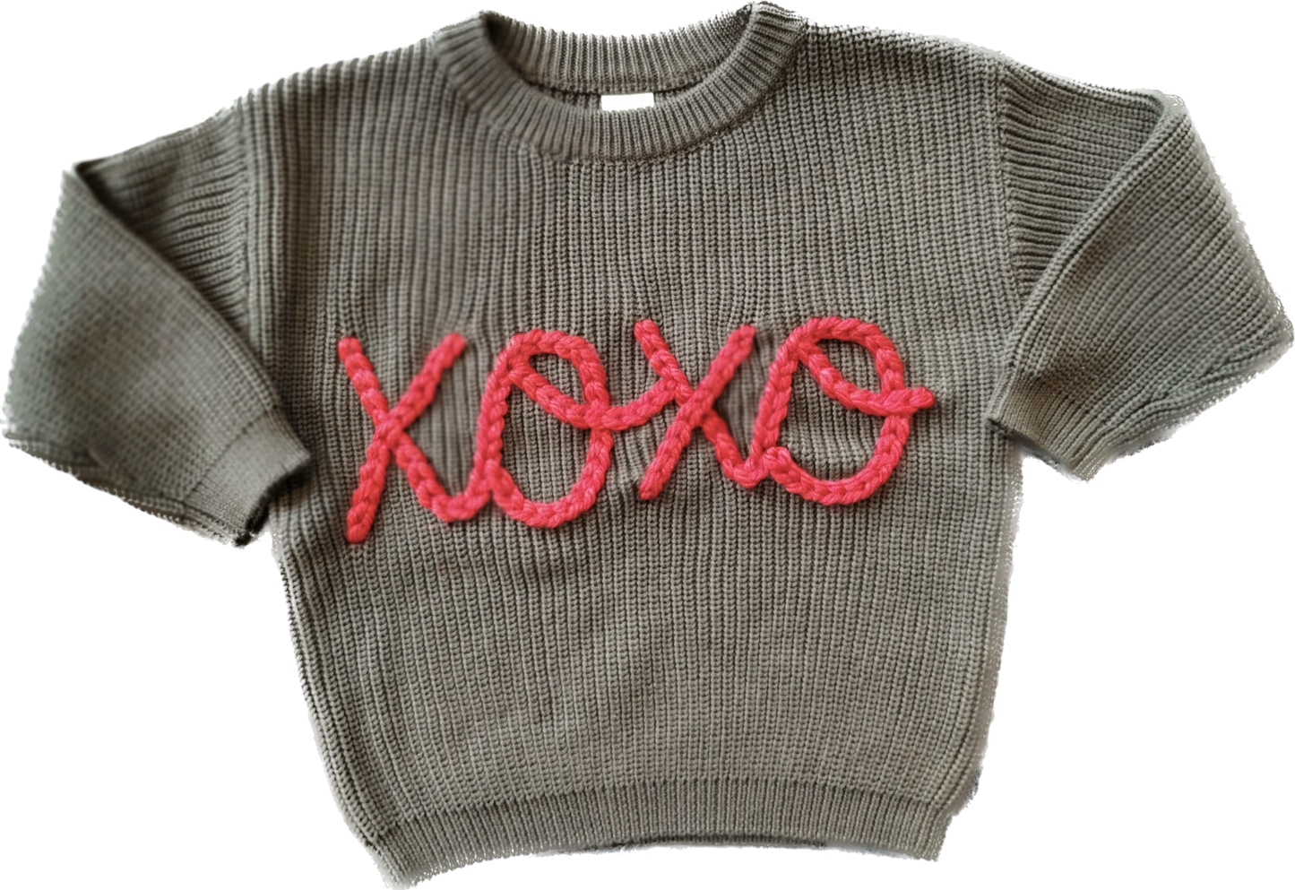 XOXO Charcoal Sweater