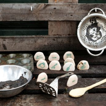Mud Kitchen Process Stones