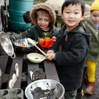 Mud Kitchen Process Stones