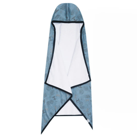 Starships Big Kid Hooded Towel