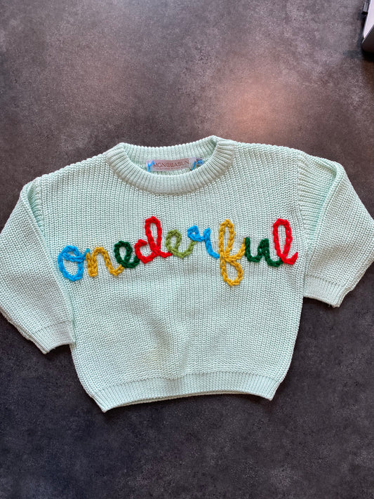 "One-derful" Birthday Sweater