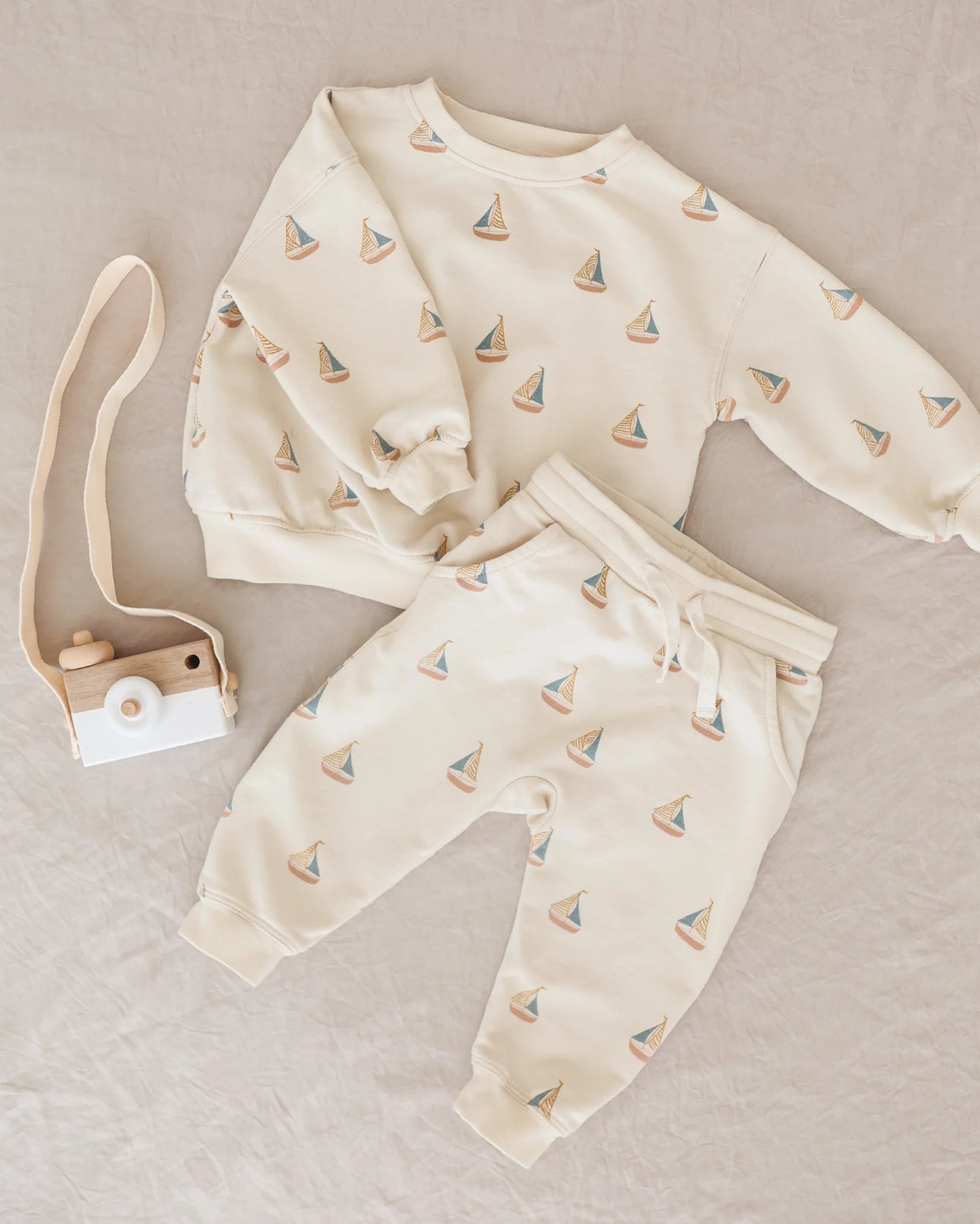 Sailboats 2 pc LS Sweatsuit,