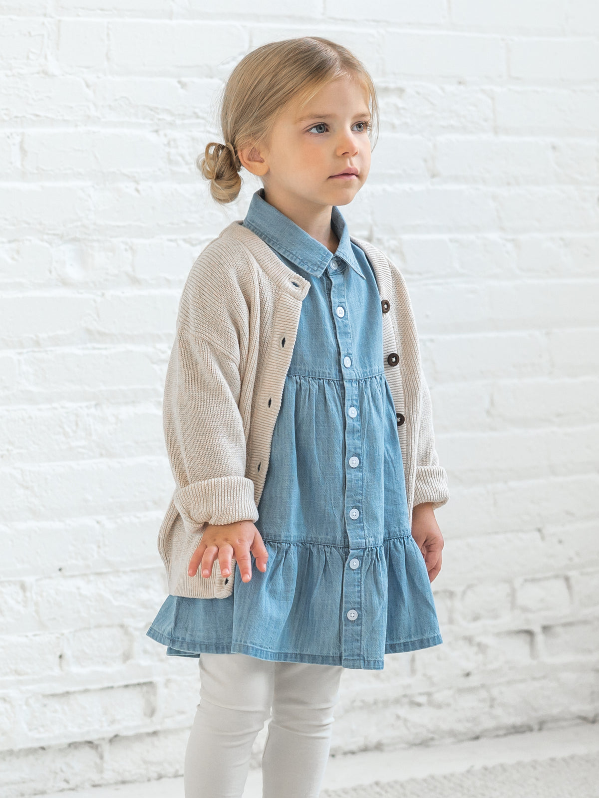 Heather Oat Ellis Knit Cardigan