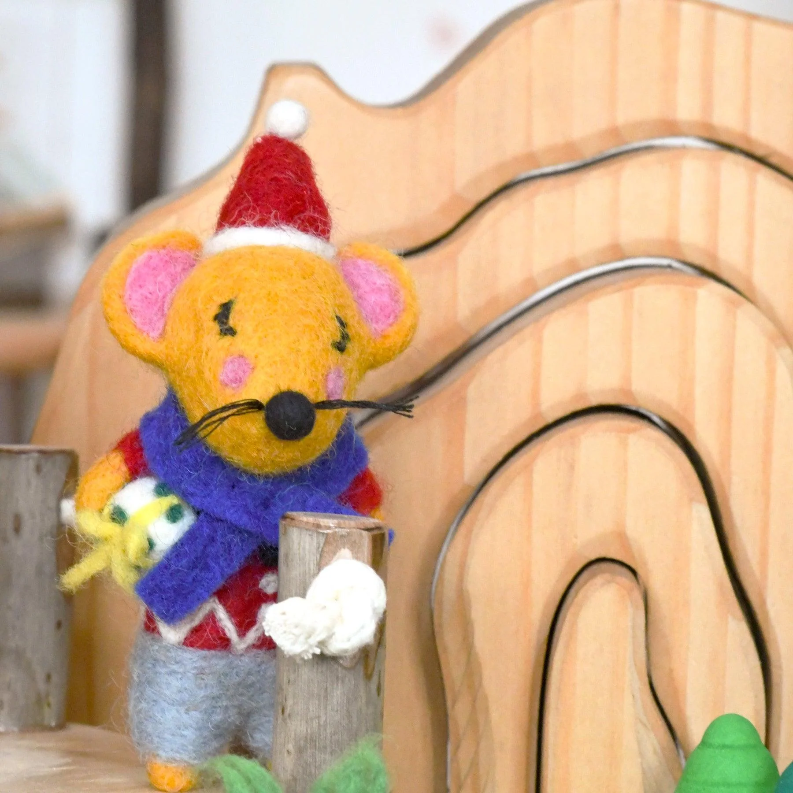 Felt Boy or Girl Christmas Mice