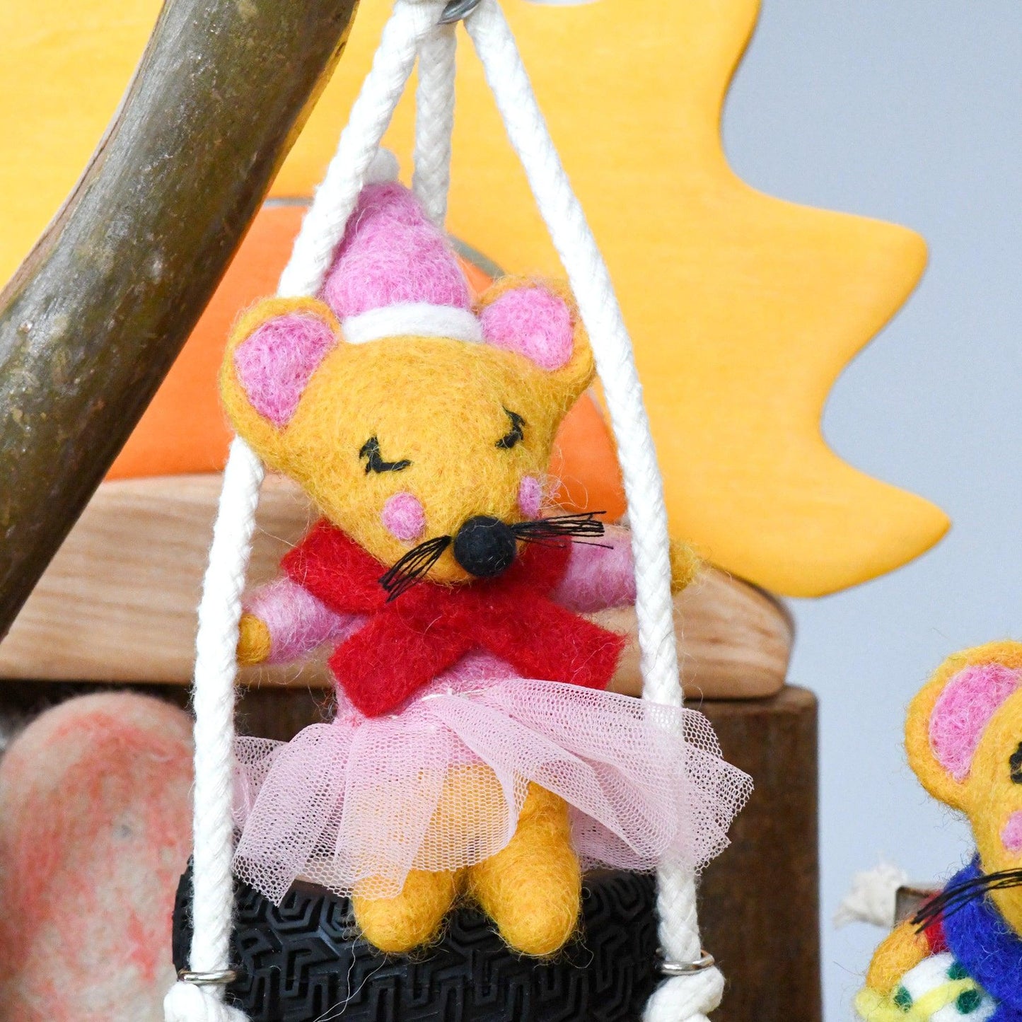 Felt Boy or Girl Christmas Mice