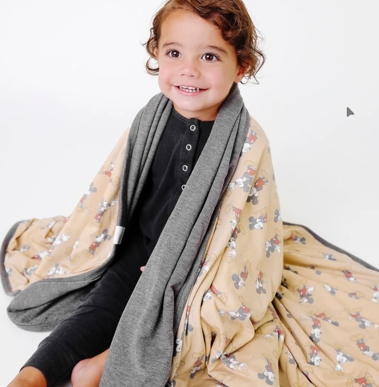 Mickey Mouse  3-Layer Quilt