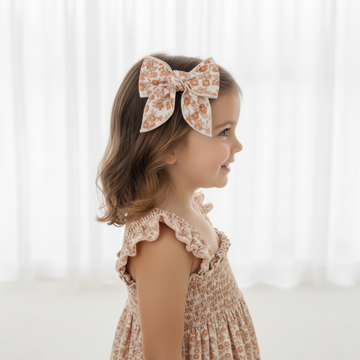 Organic Sienna Hair Bow