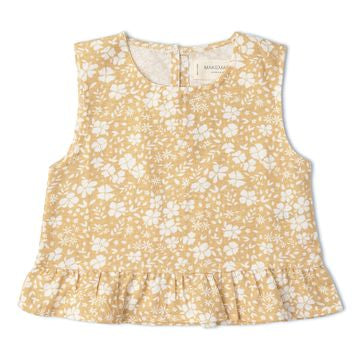Organic Yellow Blossom Pant Set