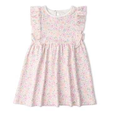 Organic Peony Flutter Dress