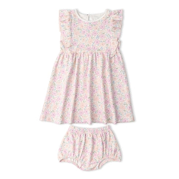 Organic Peony Flutter Dress