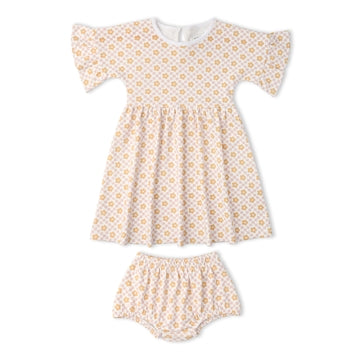 Pop Floral Organic Dress