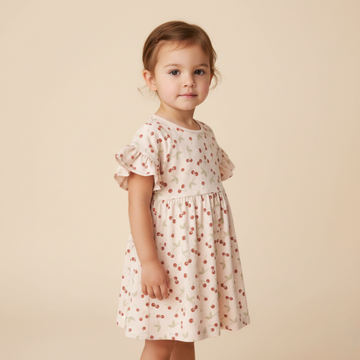 Cherry Organic Dress