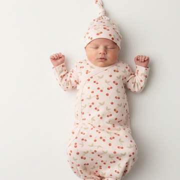 Organic Cherry Kimono Sleep Gown