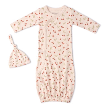 Organic Cherry Kimono Sleep Gown